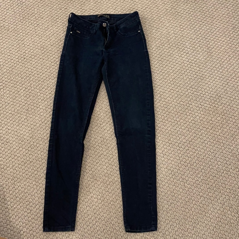 Dark blue skinny jeans